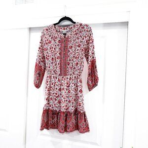 Shoshanna Size 0 Paisley Etta 100% Silk Dress